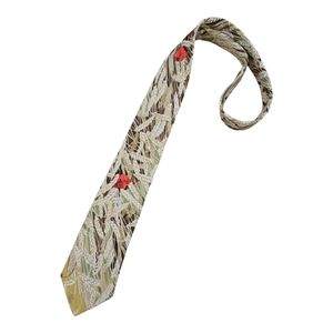 HERMÈS Beige Wheat Field Silk LUXURY Tie FRANCE